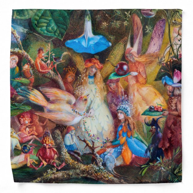 The Fairies' Favourite, John Anster Fitzgerald Bandana (Front)