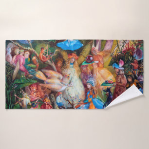The Fairies' Favourite, John Anster Fitzgerald Bath Towel