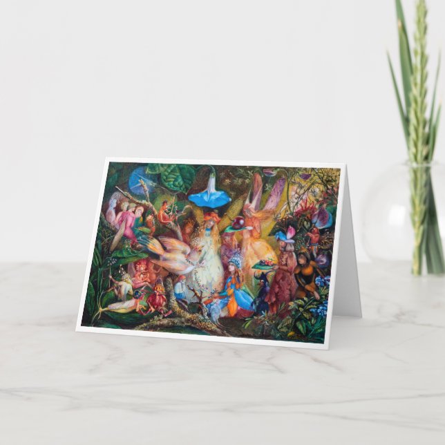 The Fairies' Favourite, John Anster Fitzgerald Card (Front)