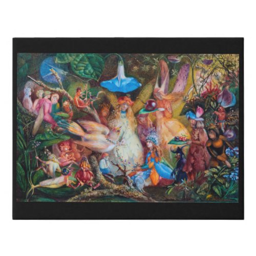 The Fairies Favourite John Anster Fitzgerald Faux Canvas Print