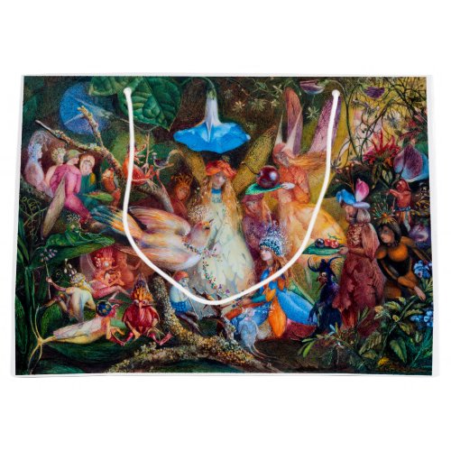 The Fairies Favourite John Anster Fitzgerald Large Gift Bag