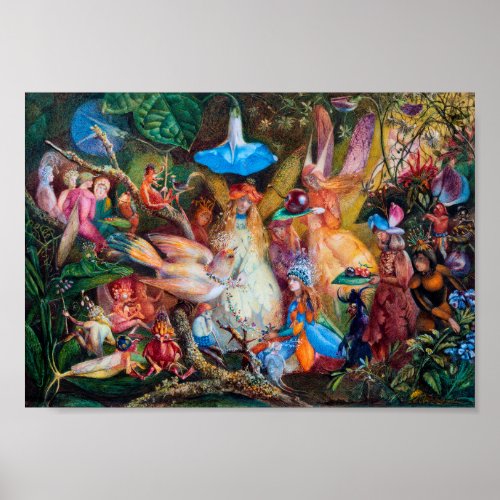 The Fairies Favourite John Anster Fitzgerald Poster