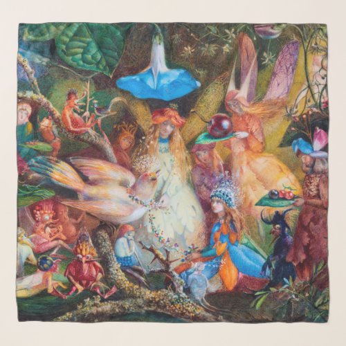 The Fairies Favourite John Anster Fitzgerald Scarf