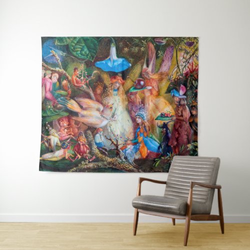 The Fairies Favourite John Anster Fitzgerald Tapestry