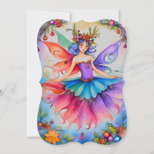 The Fairy 3 design Holiday Card