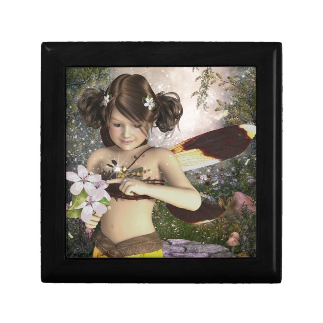 The Fairy and the Dragonfly Jewelry Box (Front)