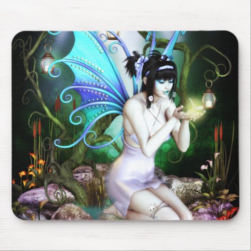 The Fairy and the Firefly Mouse Pad
