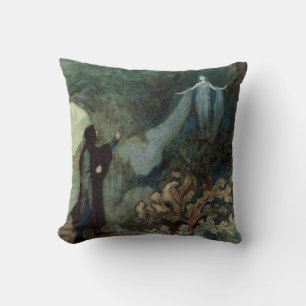 The Fairy Appearing to the Prince Throw Pillow