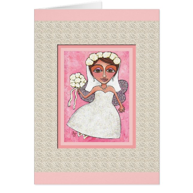 THE FAIRY BRIDE - bridal / wedding card (Front)