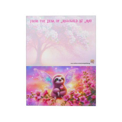 The Fairy Collection: Sloth Fairy Notepad