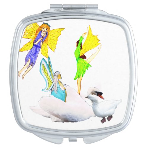 THE FAIRY  COMPACT MIRROR