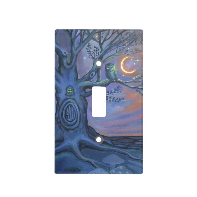 The Fairy Door Messenger - Light Switch cover (Front)
