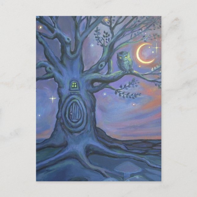 The Fairy Door Messenger - Postcard By Susan Rodio (Front)