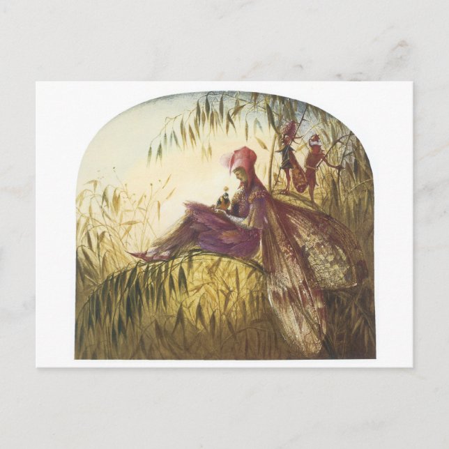 The Fairy Falconer Bird Postcard (Front)