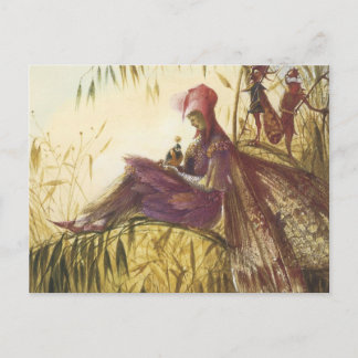 The Fairy Falconer Bird Postcard