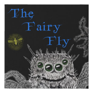 The Fairy Fly Faux Canvas Print