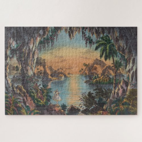 The fairy grotto 1867 Fantasy Faeries Jigsaw Puzzle