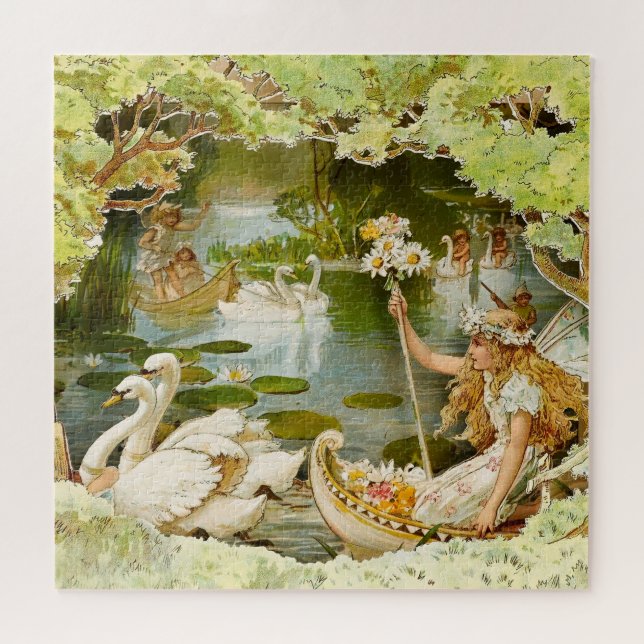 “The Fairy Lake” by E S Hardy Jigsaw Puzzle (Horizontal)
