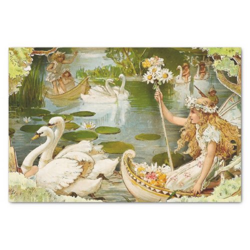 The Fairy Lake by E S Hardy Tissue Paper