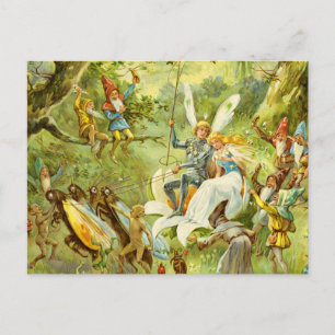 The Fairy Prince and Thumbelina Postcard