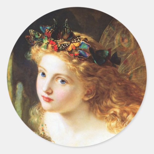 The Fairy Queen _ Sophie Anderson Classic Round Sticker