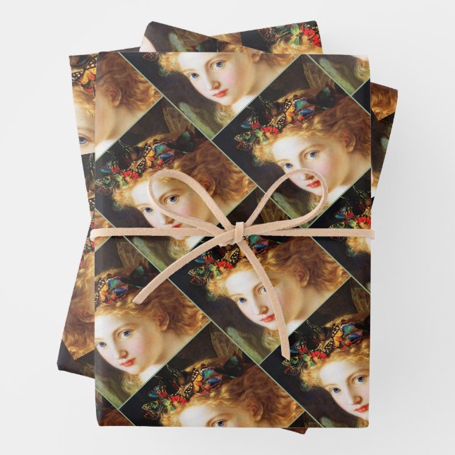 The Fairy Queen - Sophie Anderson Wrapping Paper Sheets (In situ)