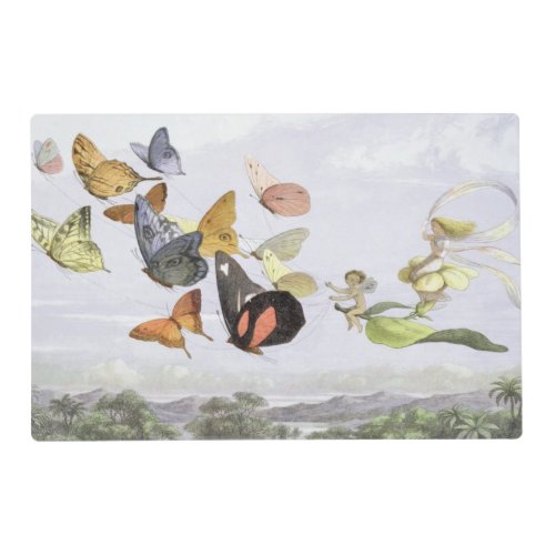 The Fairy Queens Carriage By Richard Doyle Placemat