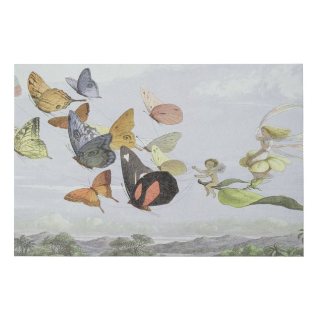 The Fairy Queen's Carriage | Elf World Faux Canvas Print (Front)