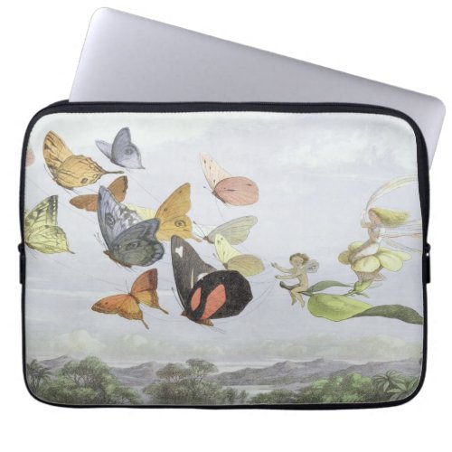 The Fairy Queens Carriage  Elf World Laptop Sleeve