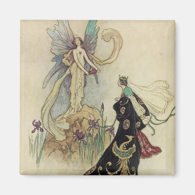 The Fairy There Welcomed Her Majesty Magnet (Front)