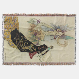 The Fairy There Welcomed Her Majesty Throw Blanket