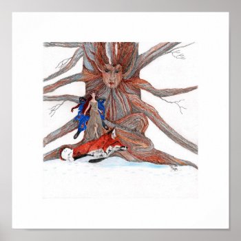 The Fairy Tree Poster by glorykmurphy at Zazzle