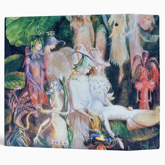 The Fairy's Funeral, John Anster Fitzgerald 3 Ring Binder (Back/Spine)