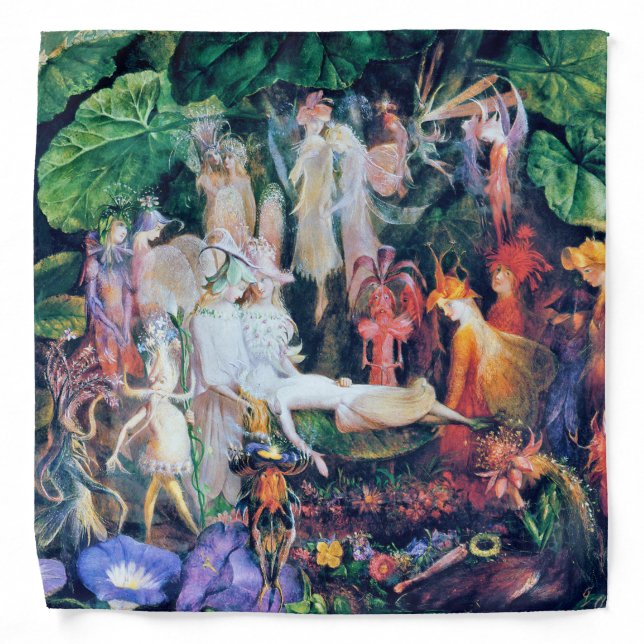 The Fairy's Funeral, John Anster Fitzgerald Bandana (Front)