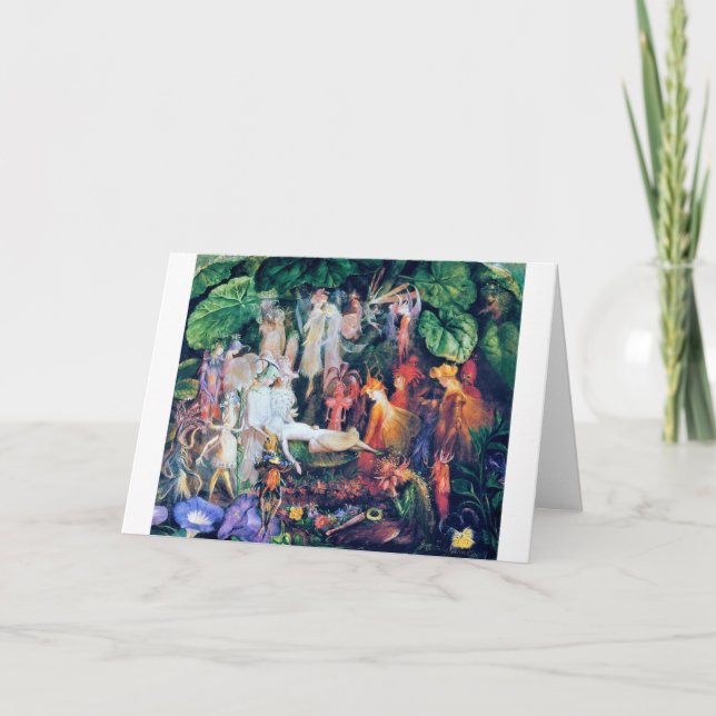 The Fairy's Funeral, John Anster Fitzgerald Card (Front)