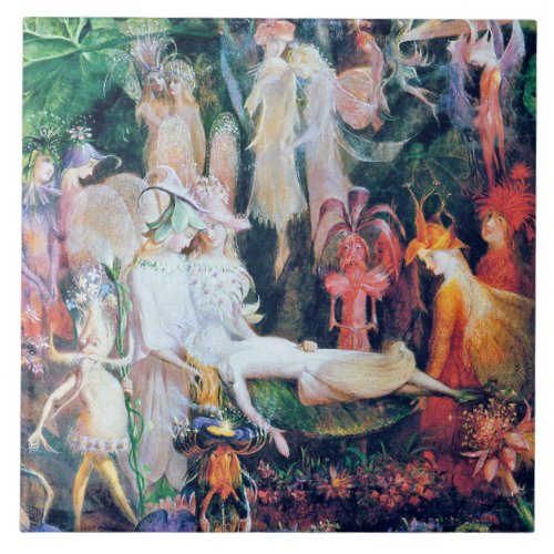 The Fairys Funeral John Anster Fitzgerald Ceramic Tile