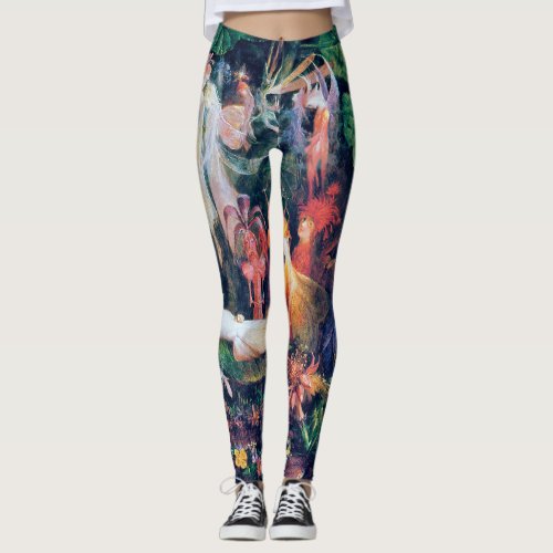 The Fairys Funeral John Anster Fitzgerald Leggings