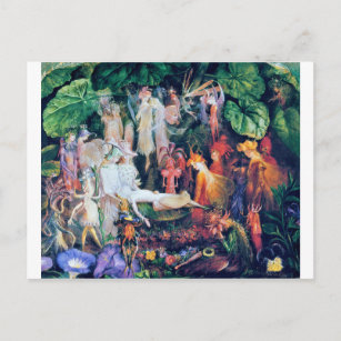 The Fairy's Funeral, John Anster Fitzgerald Postcard