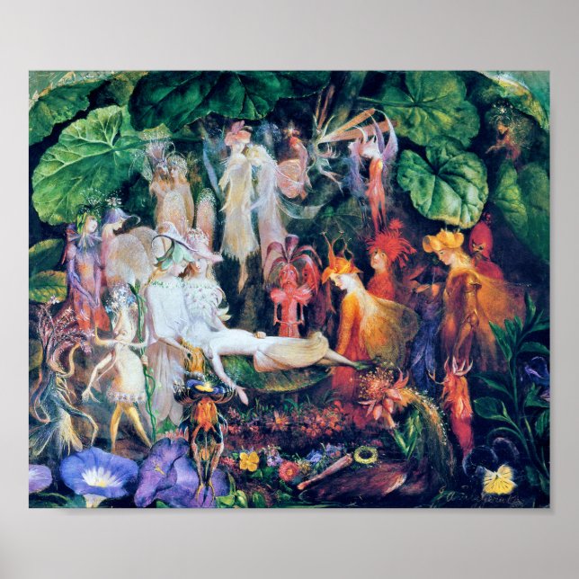 The Fairy's Funeral, John Anster Fitzgerald Poster (Front)