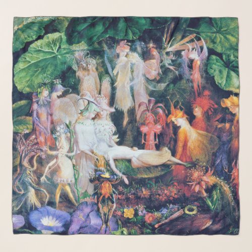 The Fairys Funeral John Anster Fitzgerald Scarf