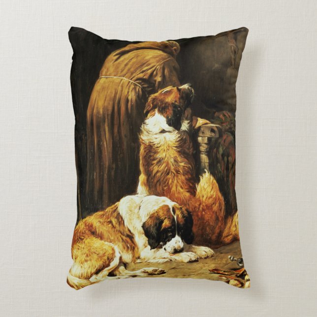 The Faith of St. Bernard Decorative Pillow (Front(Vertical))