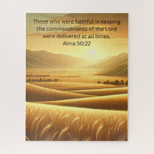 The Faithful Are Delivered Inspirational Puzzle