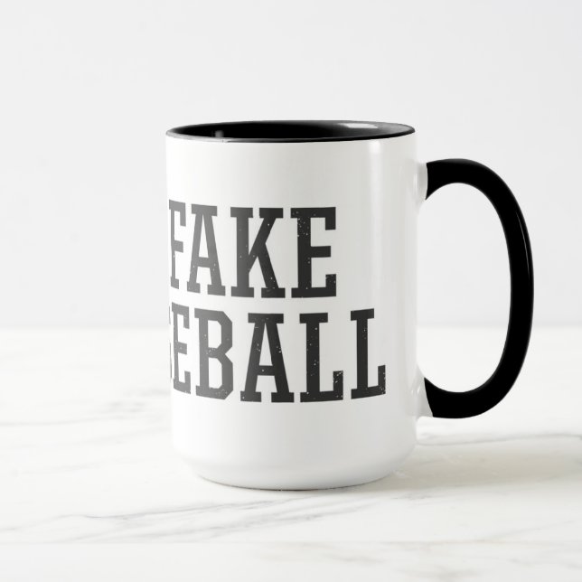 The Fake Baseball Mug (Right)