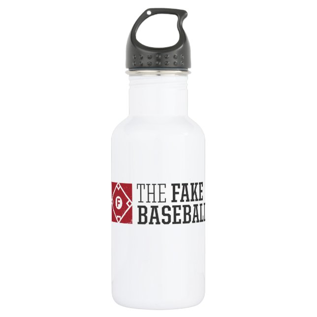 The Fake Baseball Stainless Steel Water Bottle (Front)