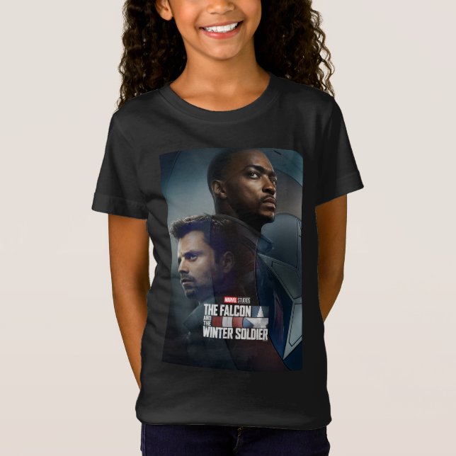 The Falcon and The Winter Soldier Shield Poster T-Shirt (Front)
