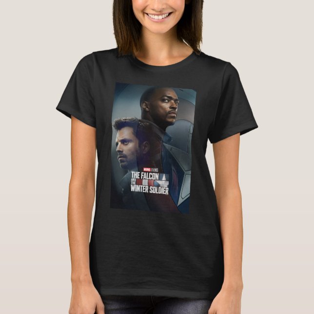 The Falcon and The Winter Soldier Shield Poster T-Shirt (Front)