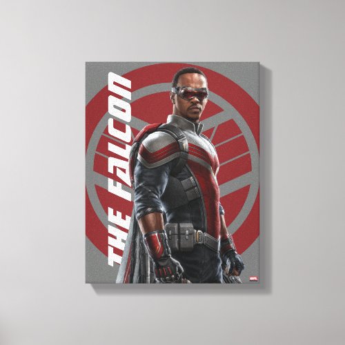 The Falcon Character Art Canvas Print