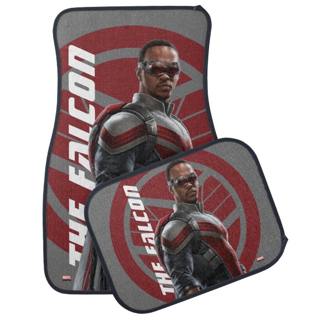 The Falcon Character Art Car Floor Mat (Set)