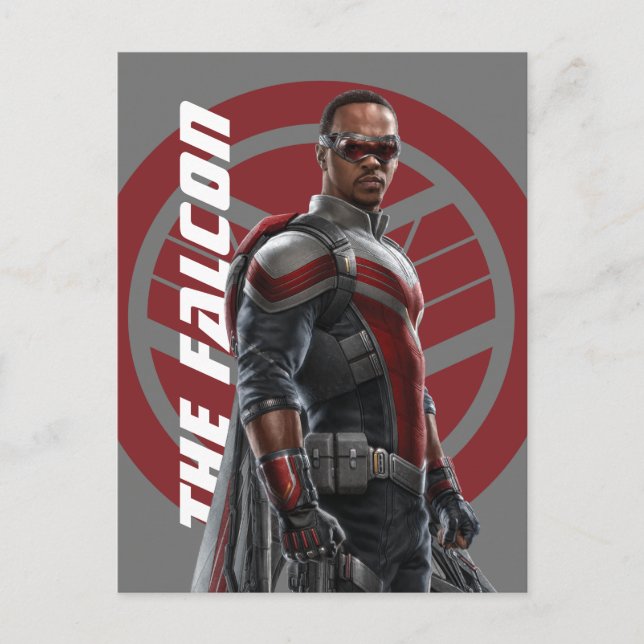 The Falcon Character Art Postcard (Front)
