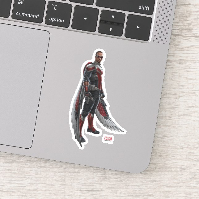 The Falcon Character Art Sticker (Detail)